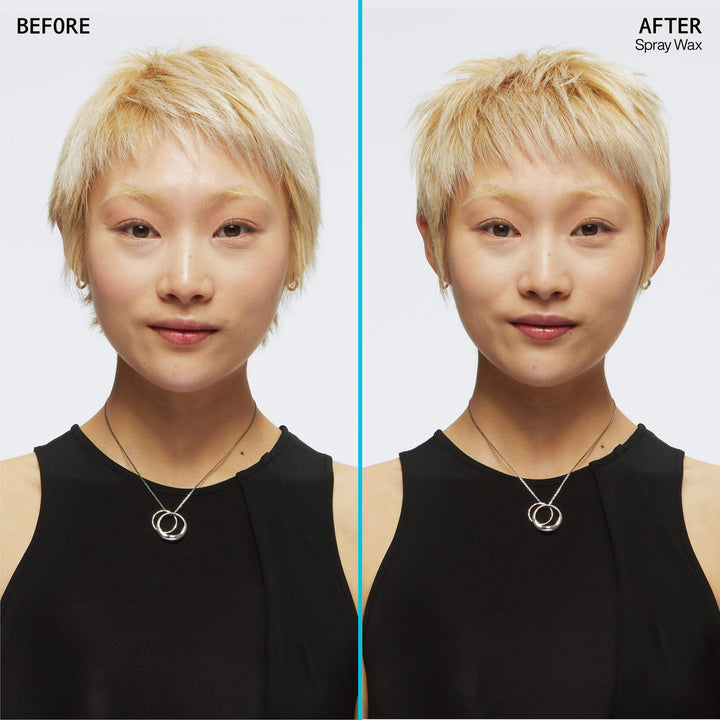 Redken Spray Wax - before and after