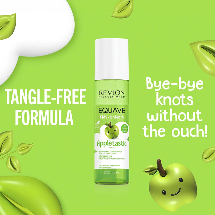 Revlon Equave Kids Detangling Conditioner Green Apple - tangle-free formula