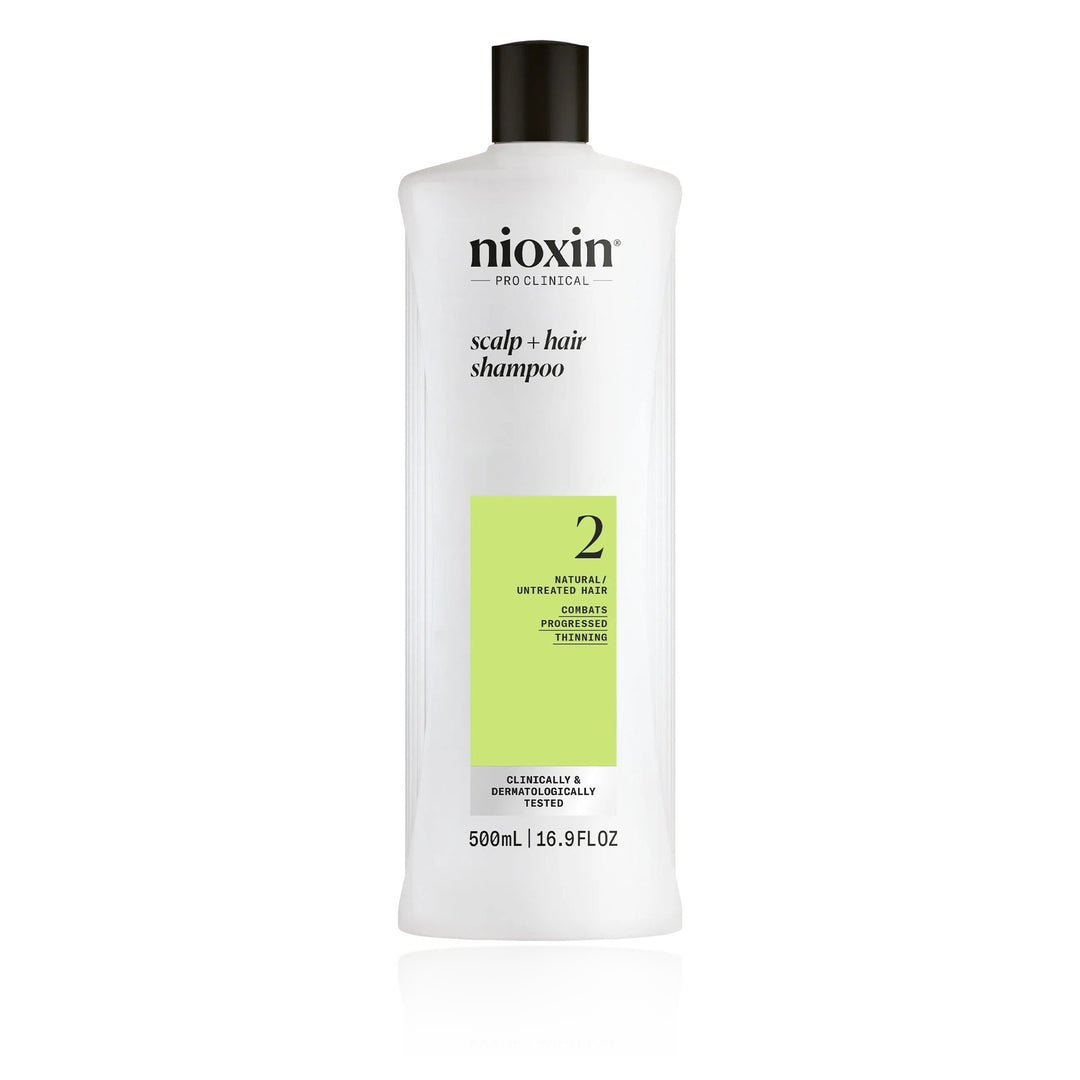 Nioxin System 2 Scalp + Hair Thickening Shampoo 16.9 oz (500 ml)
