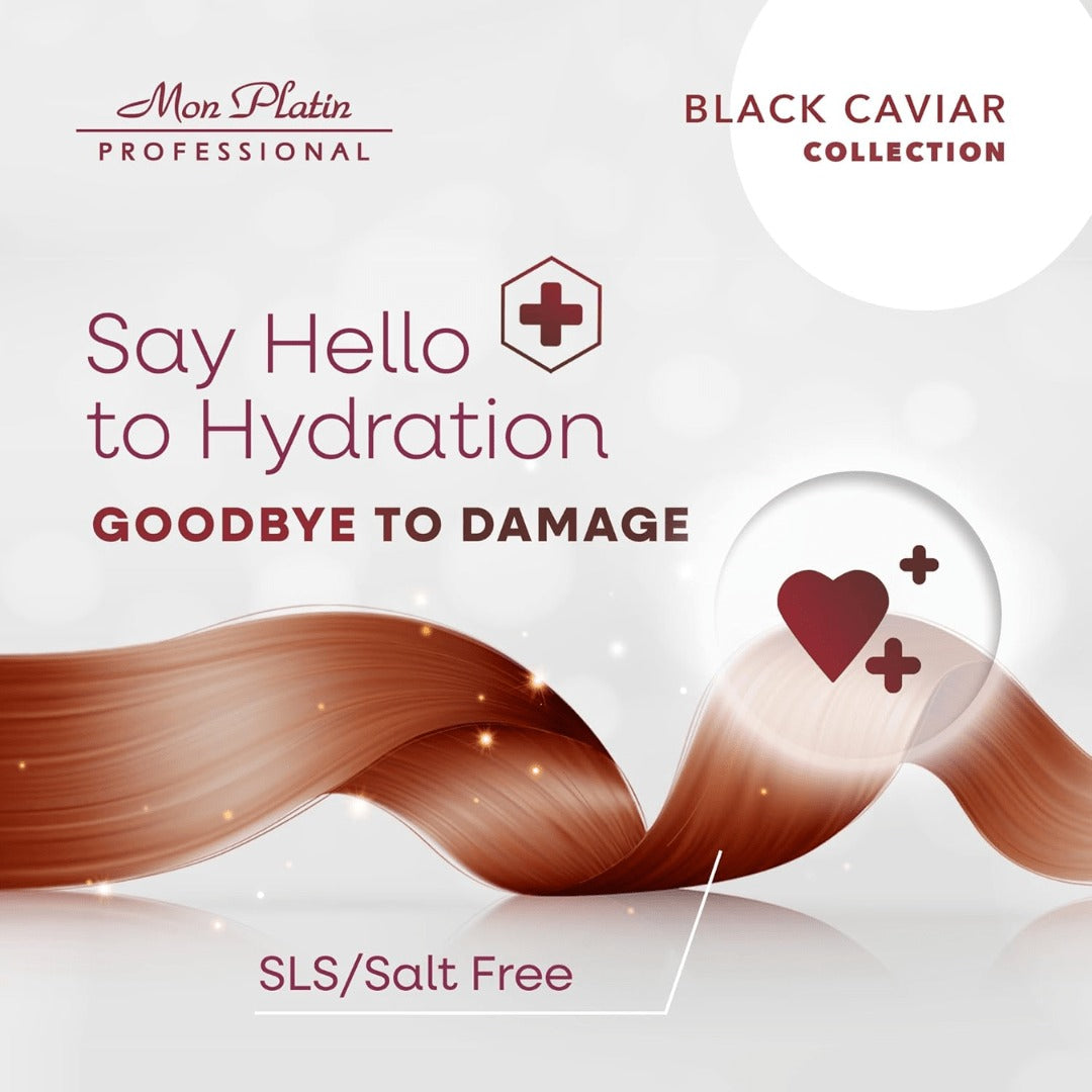 Mon Platin Black Caviar Total Repair Shampoo - SLS/salt free benefits