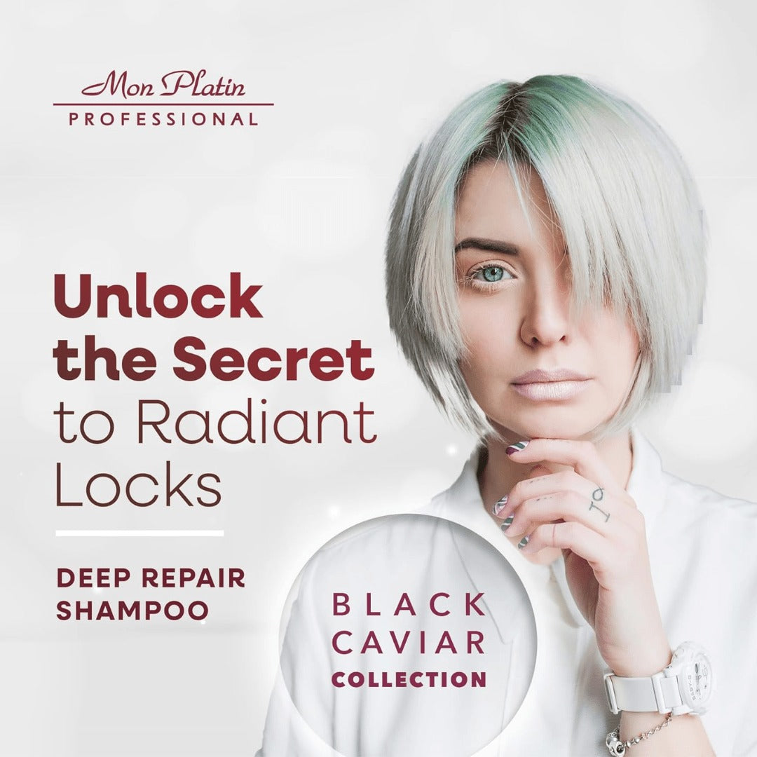 Mon Platin Black Caviar Total Repair Shampoo - lifestyle