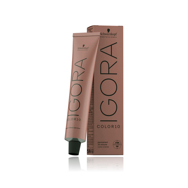 Schwarzkopf IGORA Color10 permanent 10 minute color creme tube and box