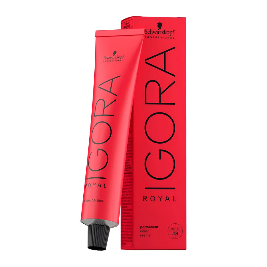 Schwarzkopf IGORA Royal permanent color creme tube and box
