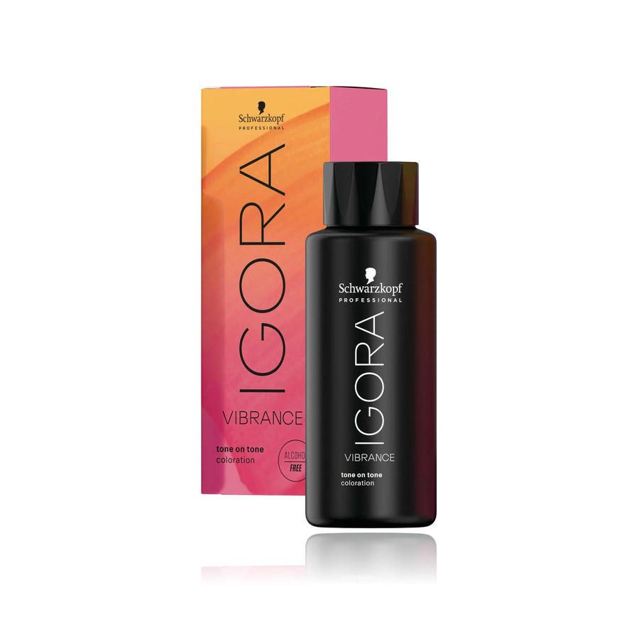 Schwarzkopf IGORA Vibrance demi-permanent tone on tone coloration bottle and box