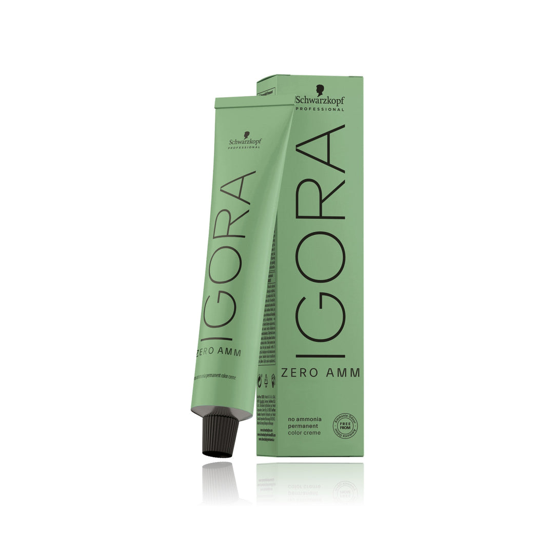 Schwarzkopf IGORA ZERO AMM ammonia-free permanent hair color tube and box