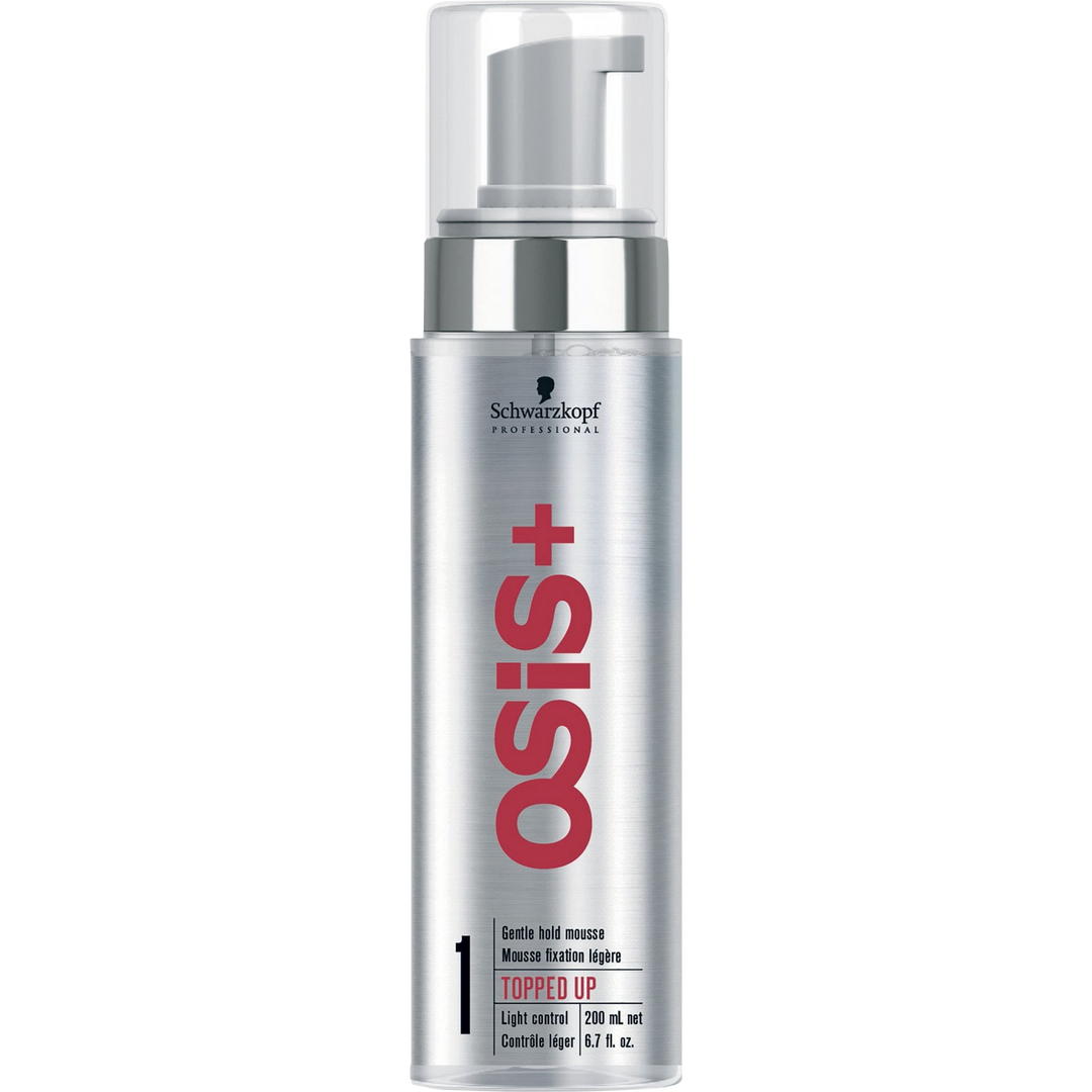 Schwarzkopf - Osis+ - Topped Up  - Gentle Hold Mousse