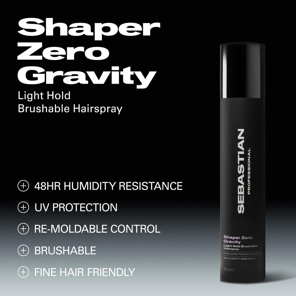 Sebastian Professional Shaper Zero Gravity Light Hold Hairspray - key benefits