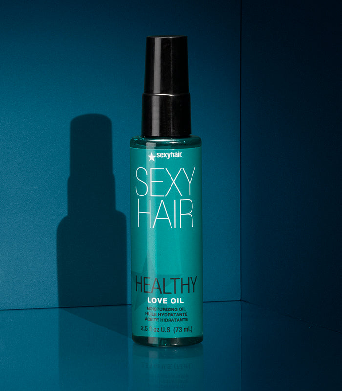 Sexy Hair Healthy Love Oil - bottle lifestyle shot