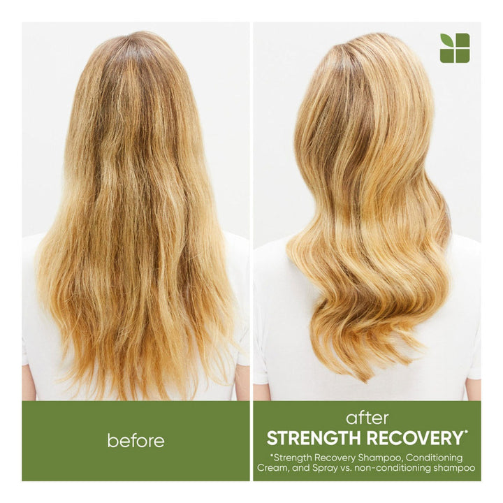 Biolage Strength Recovery Conditioner - before and after