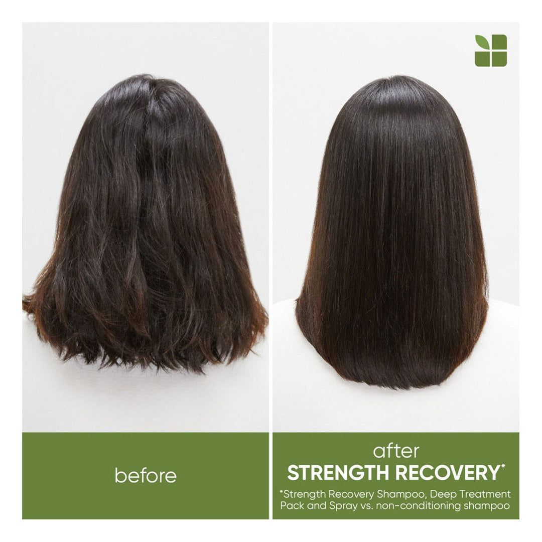 Biolage Strength Recovery Repairing Spray - before and after
