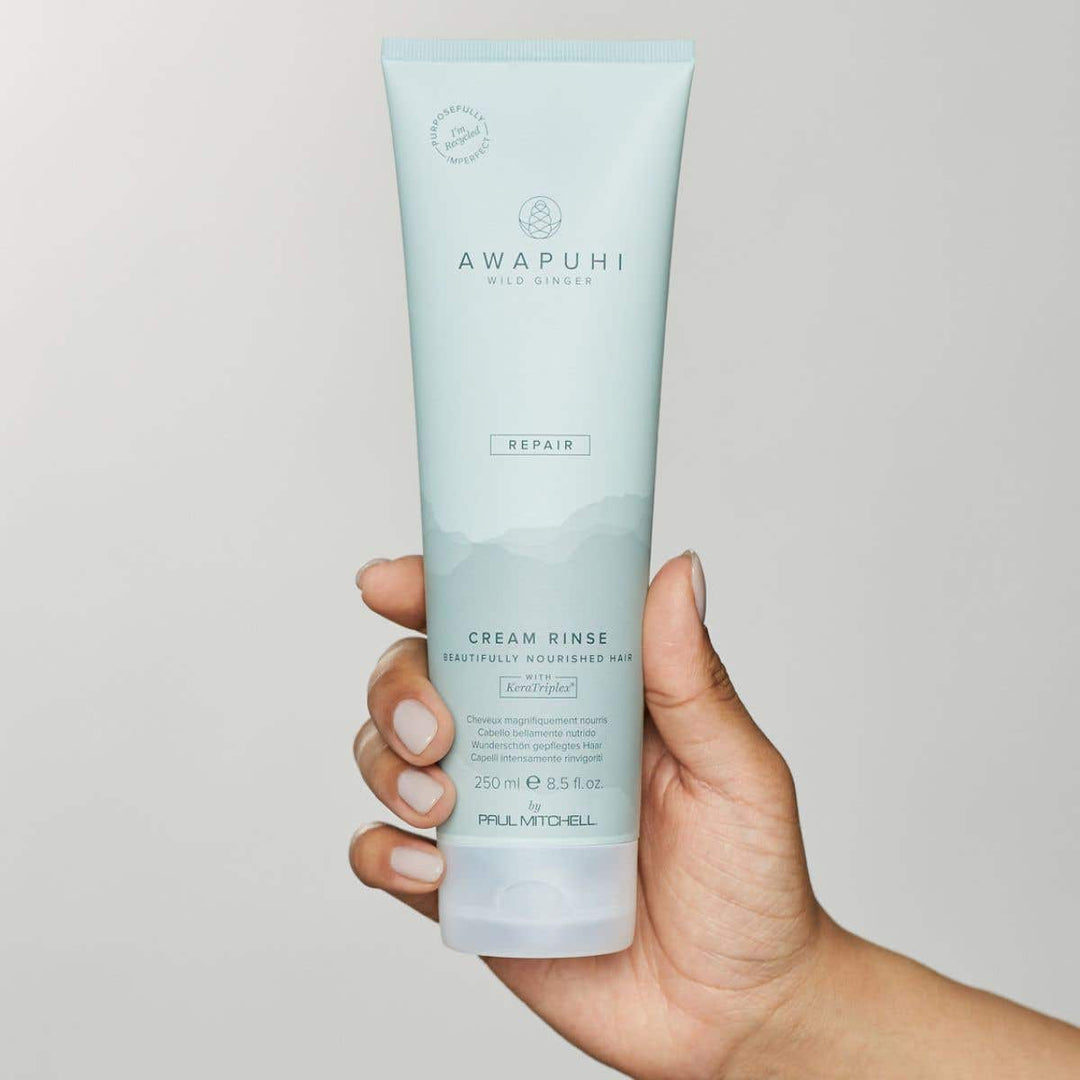 Paul Mitchell Awapuhi Wild Ginger Cream Rinse - tube in hand