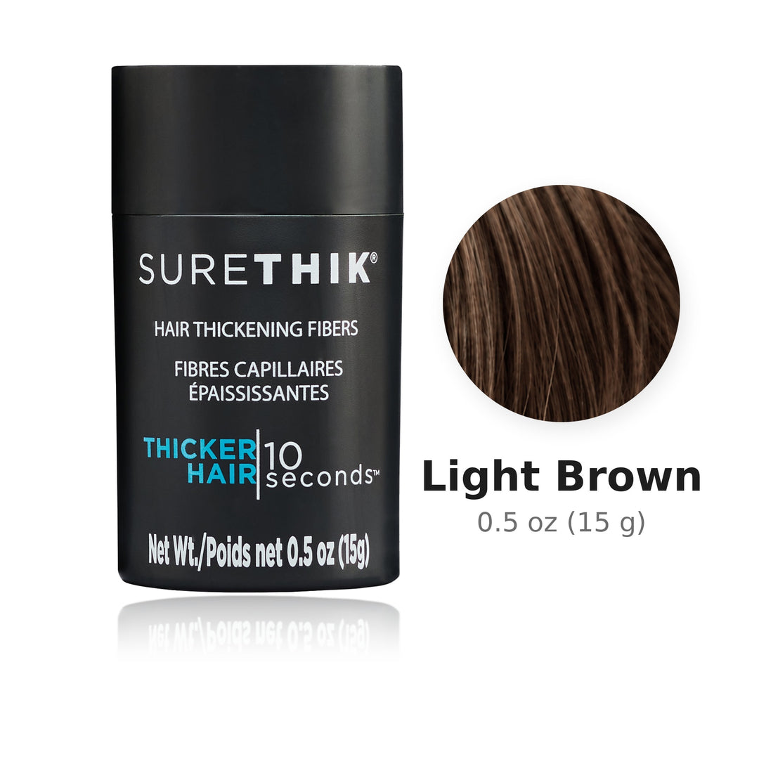 SureThik Hair Thickening Fibers 0.5 oz (15 g) Light Brown