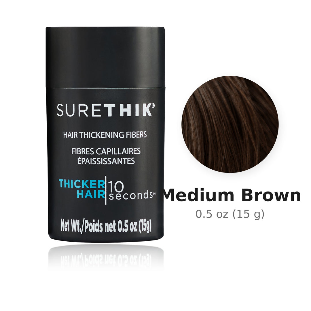 SureThik Hair Thickening Fibers 0.5 oz (15 g) Medium Brown