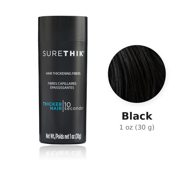 SureThik Hair Thickening Fibers 1 oz (30 g) Black