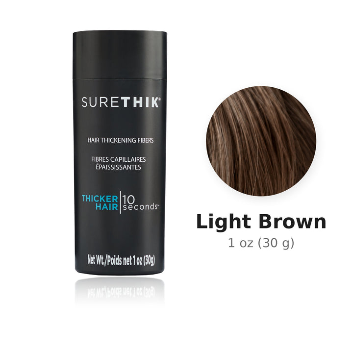 SureThik Hair Thickening Fibers 1 oz (30 g) Light Brown