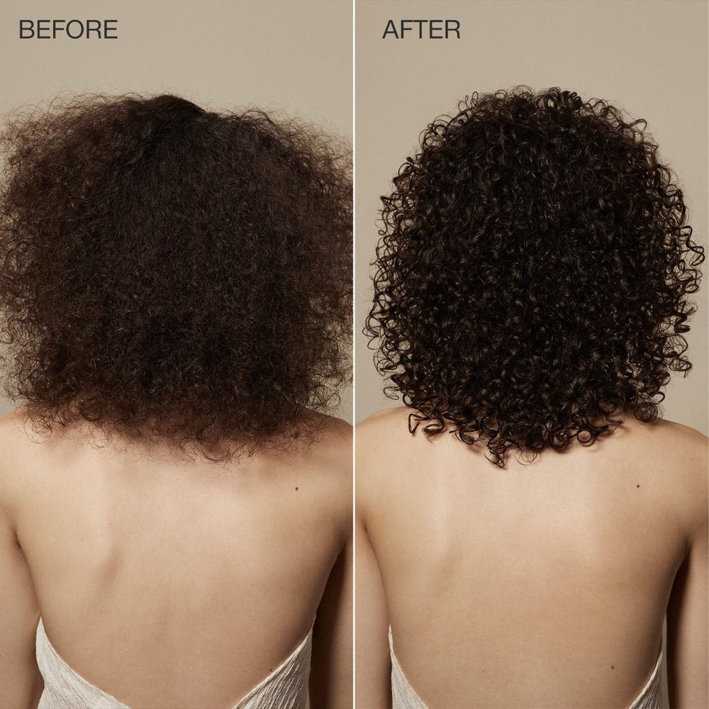 Paul Mitchell Tea Tree Lavender Mint Conditioning Leave-In Spray - before and after on curly hair