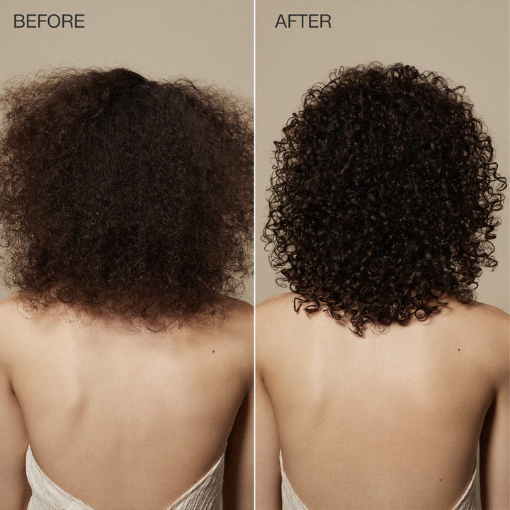 Paul Mitchell Tea Tree Lavender Mint Conditioning Leave-In Spray - before and after on curly hair