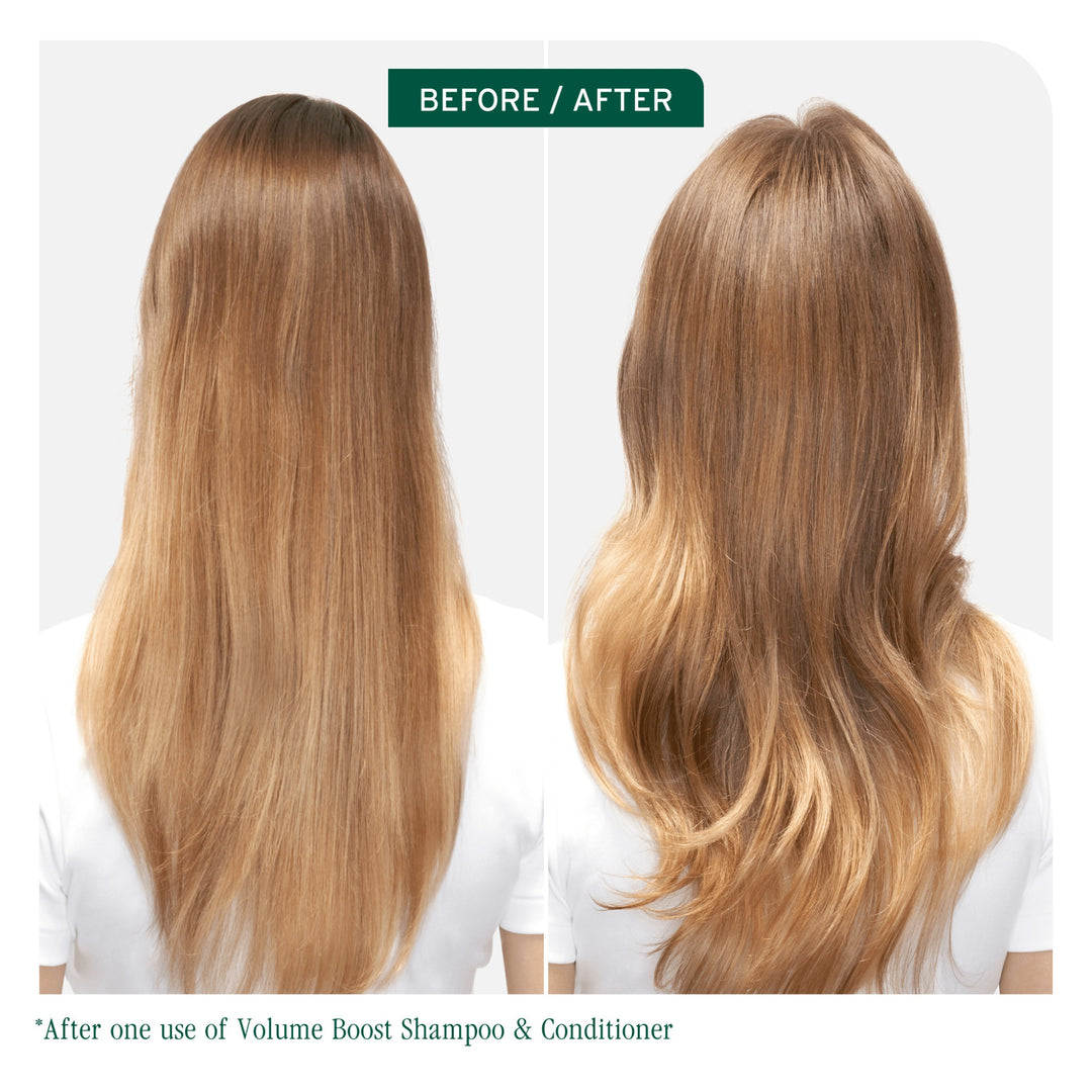 Biolage Volume Boost Conditioner - before and after with Volume Boost Shampoo