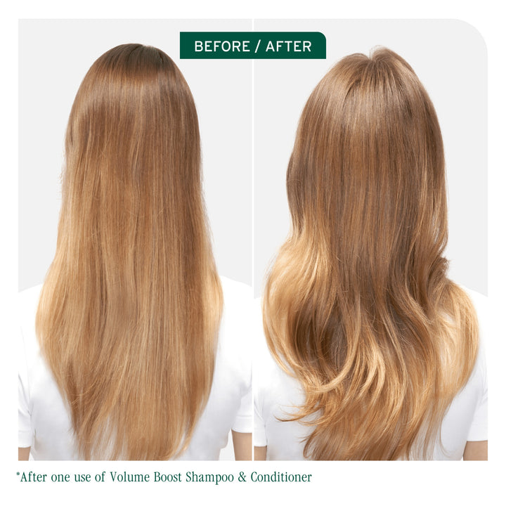 Biolage Volume Boost Conditioner - before and after with Volume Boost Shampoo