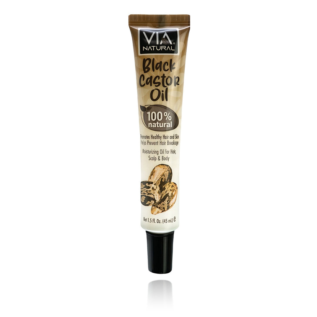 Via Natural Black Castor Oil Treatment Tube 1.5 oz