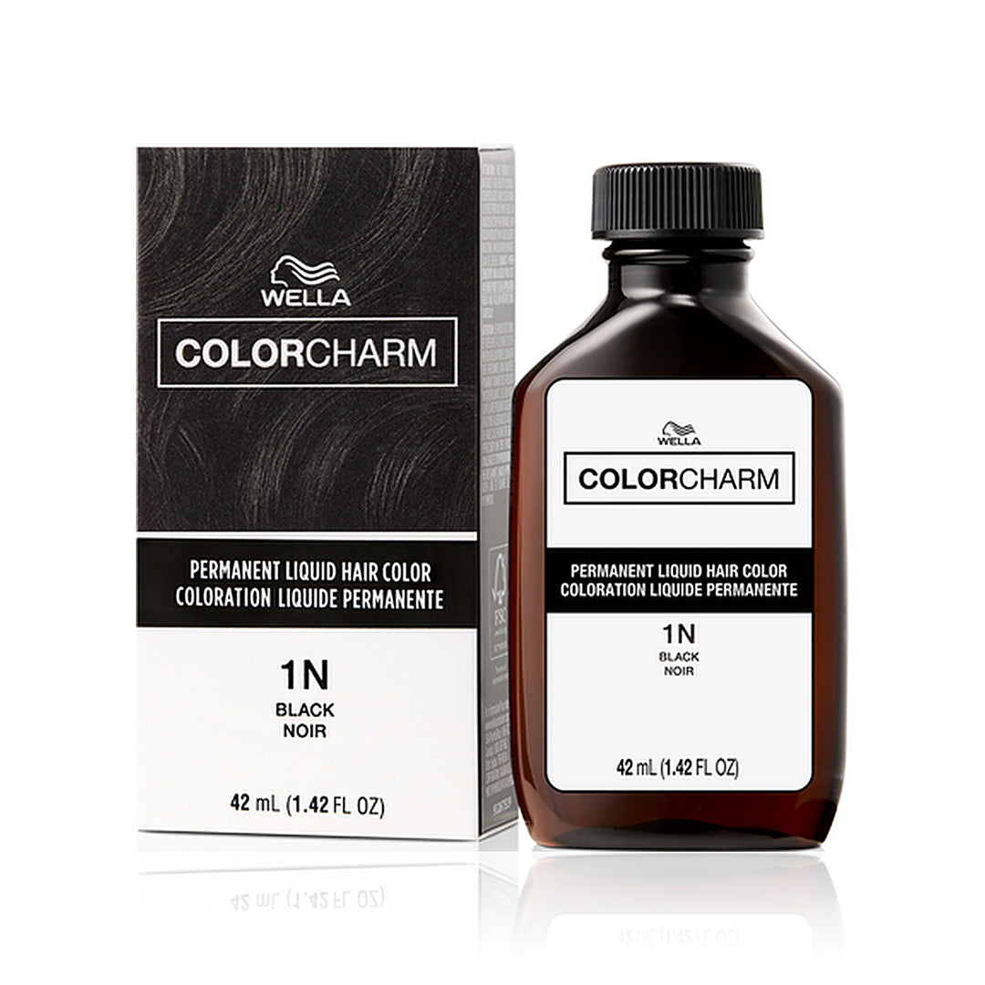 Wella Color Charm Permanent Liquid Hair Color 1N (Black)