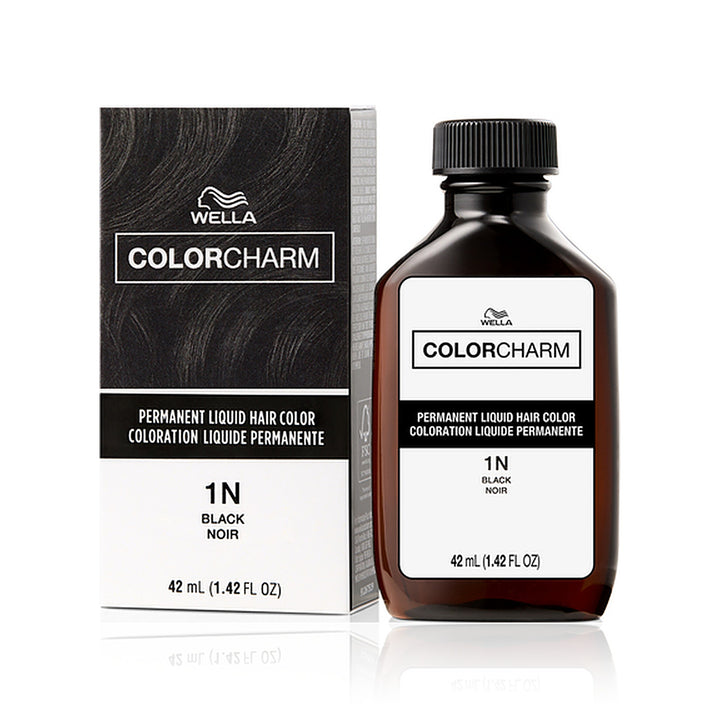 Wella Color Charm Permanent Liquid Hair Color 1N (Black)