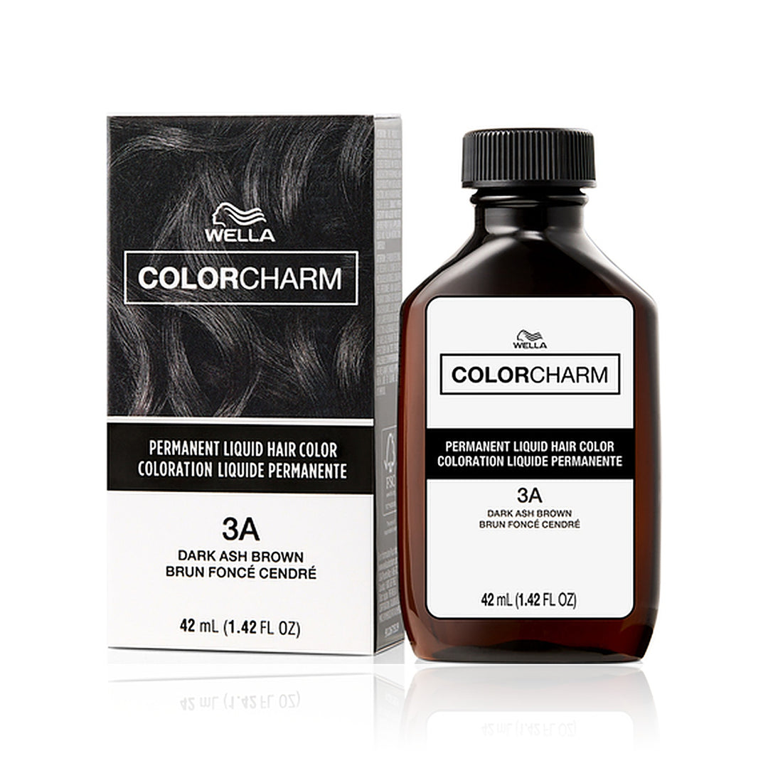 Wella Color Charm Permanent Liquid Hair Color 3A (Dark Ash Brown)