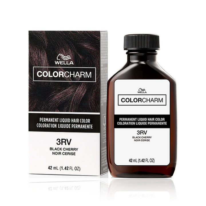 Wella Color Charm Permanent Liquid Hair Color 3RV (Black Cherry)