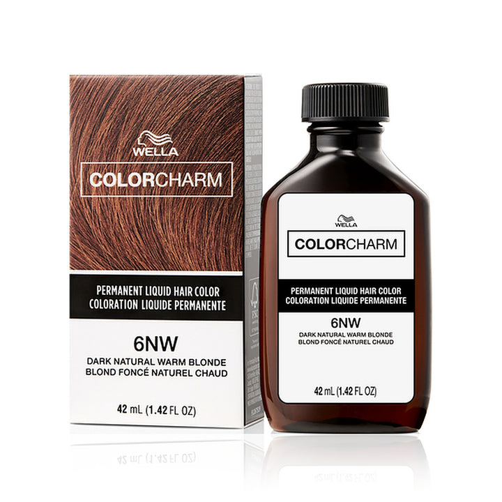 Wella Color Charm Permanent Liquid Hair Color 6NW (Dark Natural Warm Blonde)