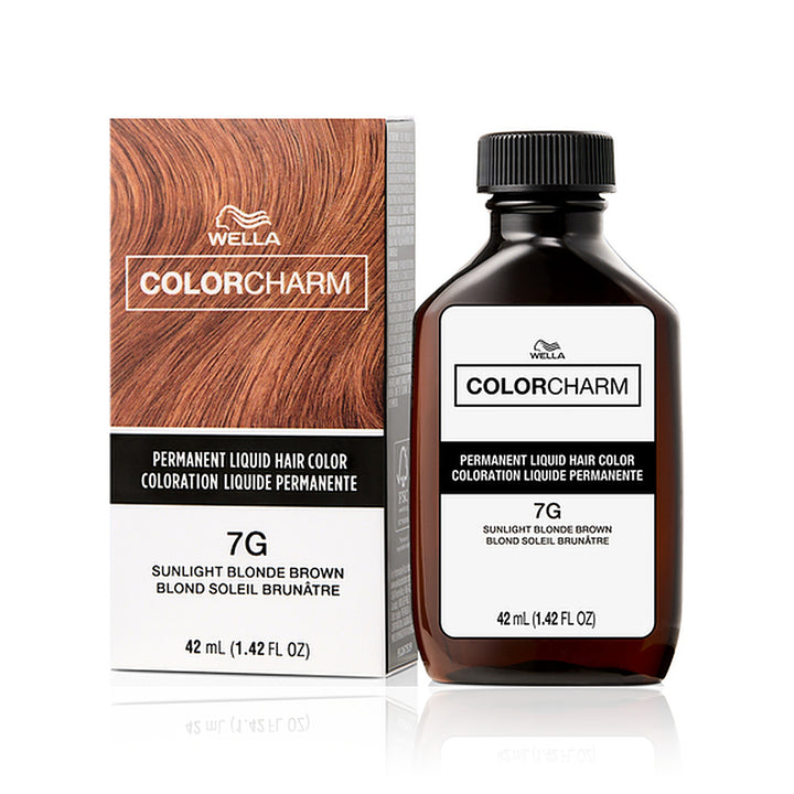 Wella Color Charm Permanent Liquid Hair Color 7G (Sunlight Blonde Brown)
