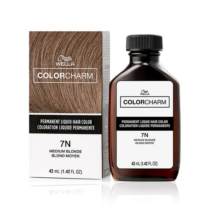 Wella Color Charm Permanent Liquid Hair Color 7N (Medium Blonde)