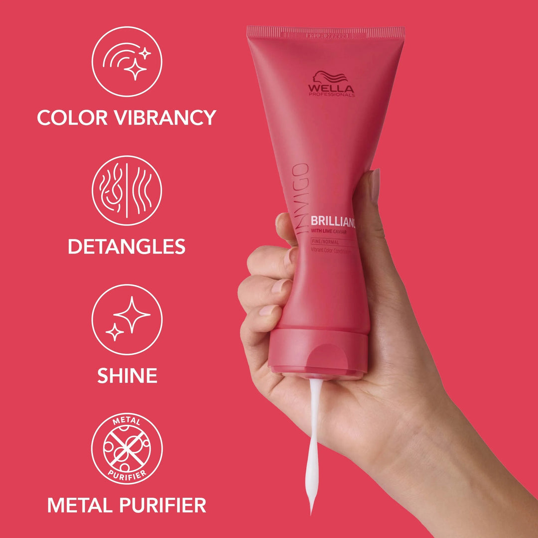 Wella Invigo Color Brilliance Conditioner for Fine to Normal Hair - key benefits