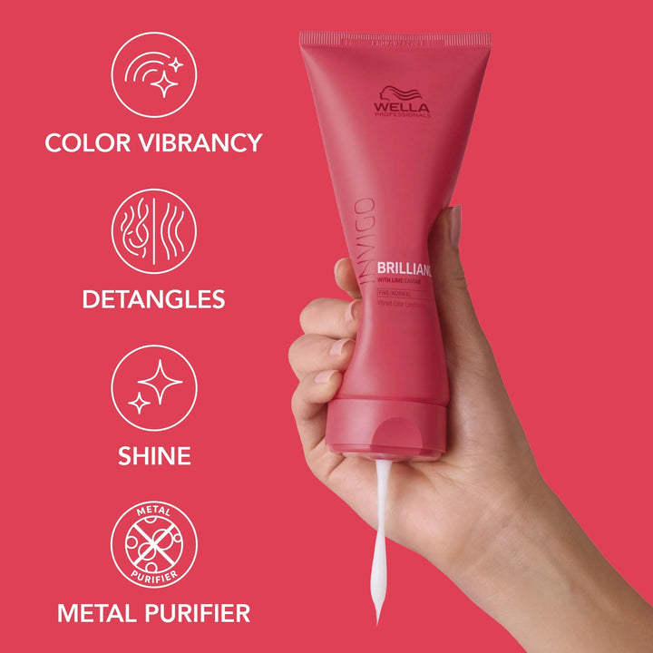 Wella Invigo Color Brilliance Conditioner for Fine to Normal Hair - key benefits