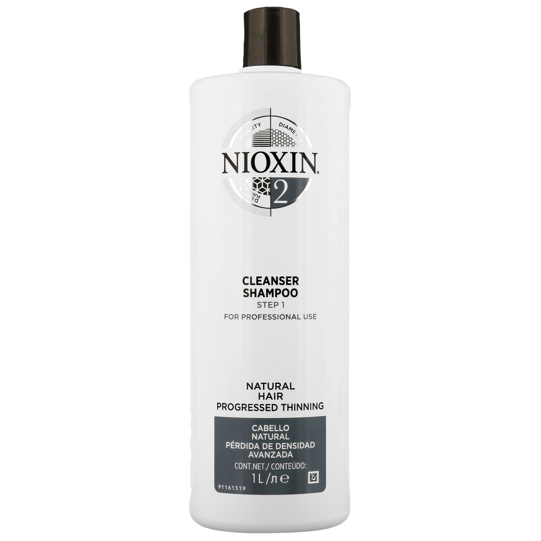 Nioxin 2 - Cleanser Shampoo  - Natural Hair Progressed Thinning