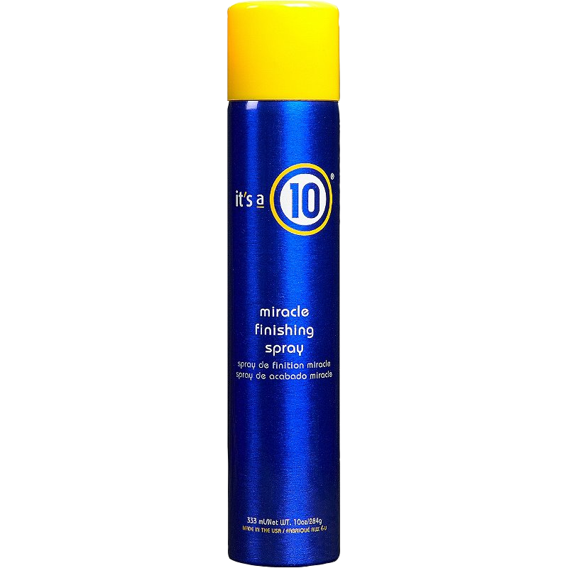 It's a 10 - Miracle Finishing Spray