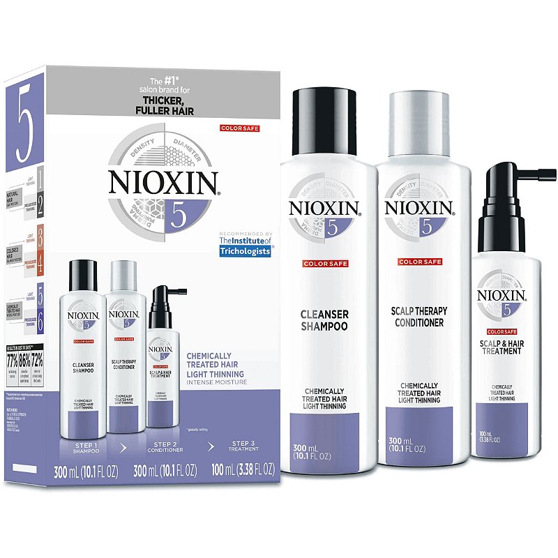 Nioxin 5 Kit - Chemically Treated Hair Light Thinning