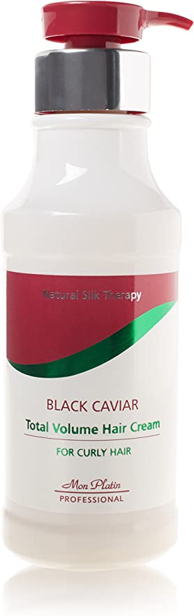 Mon Platin - Black Caviar - Total Volume Hair Cream - For Curly Hair - Natural Silk Therapy