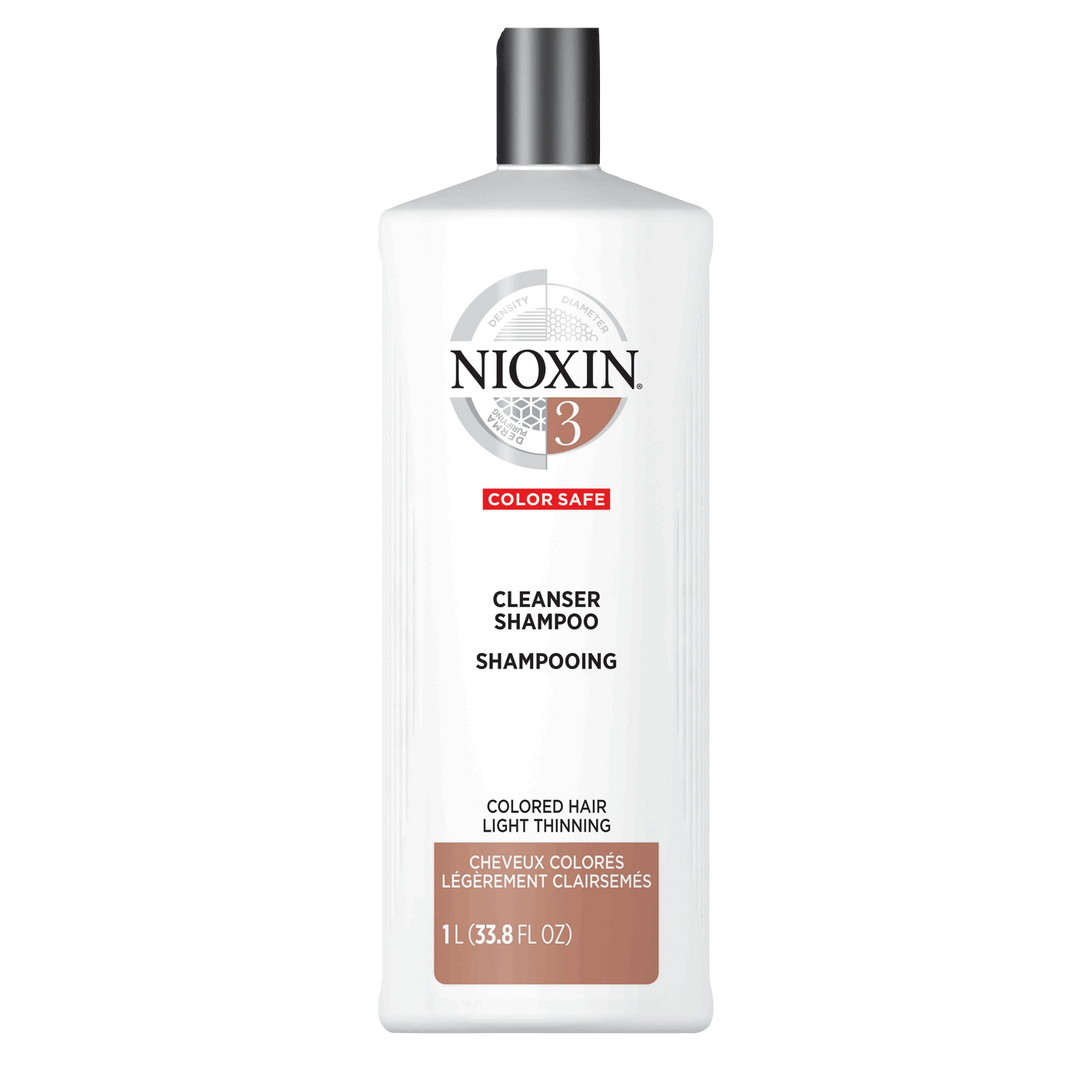 Nioxin 3 - Color Safe - Cleanser Shampoo - Colored Hair Light Thinning
