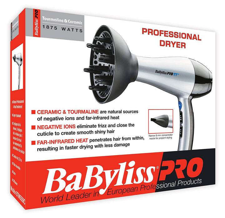 Babyliss Pro - Tourmaline & Ceramic Professional Hair Dryer