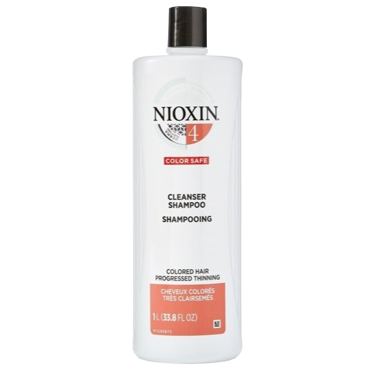 Nioxin 4 - Color Safe - Cleanser Shampoo - Colored Hair Progressed Thinning
