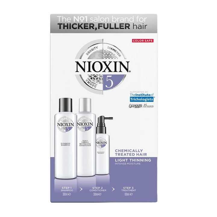 Nioxin 5 Kit - Chemically Treated Hair Light Thinning