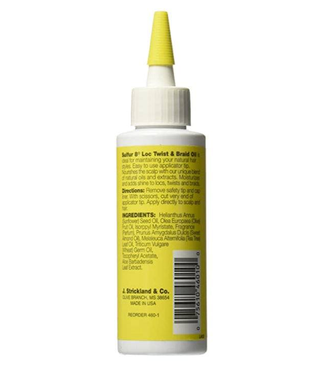 SULFUR8 Loc Twist & Braid Oil (4oz) SULFUR8 Loc Twist & Braid Oil (4oz)