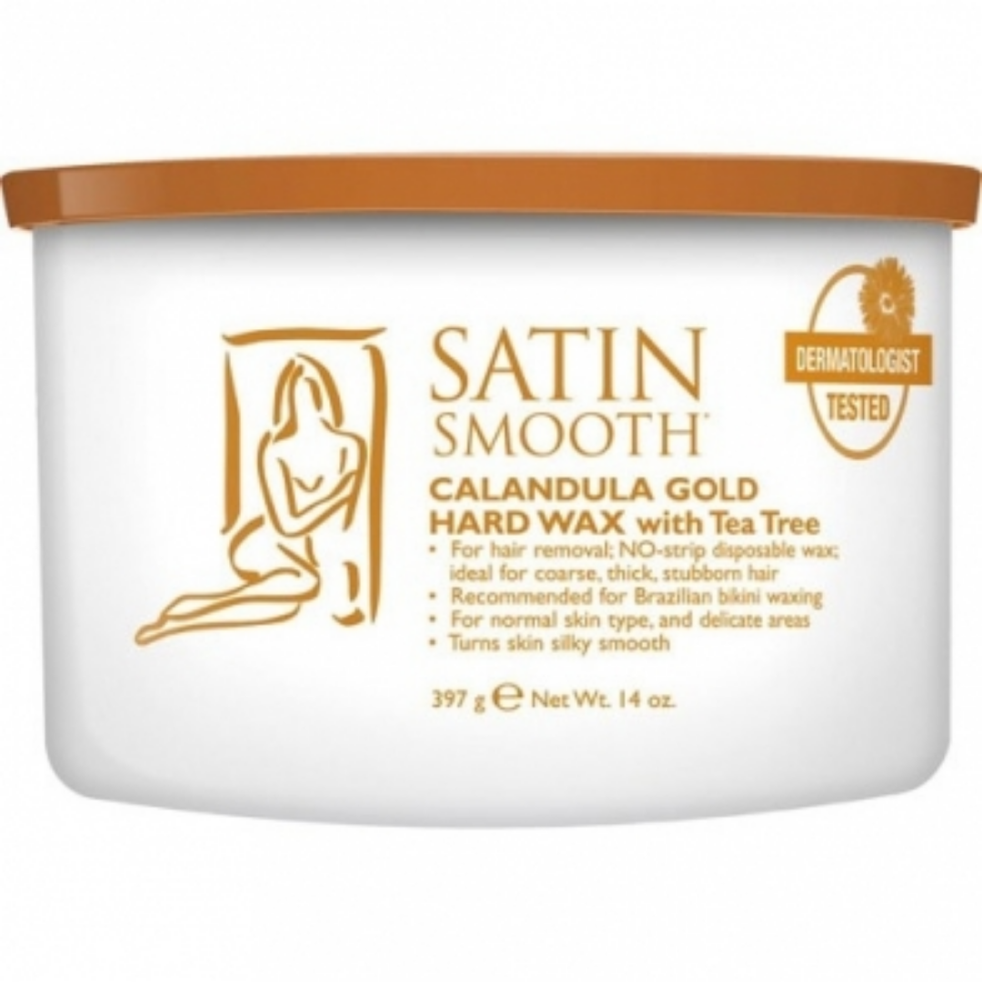 Satin Smooth - Calandula Gold Hard Wax with Tea Tree Oil
