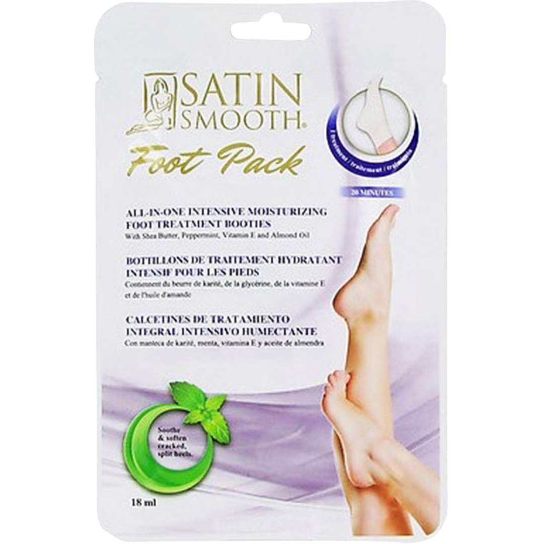 Satin Smooth - Foot Pack Foot Treatment Booties - Single Pack