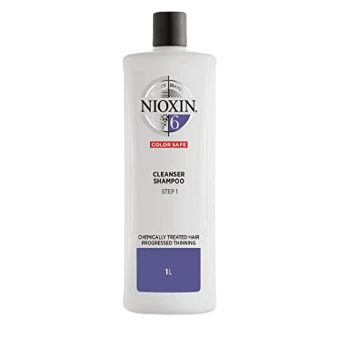 Nioxin 6 - Color Safe - Cleanser Shampoo - Chemically Treated Hair Progressed Thinning