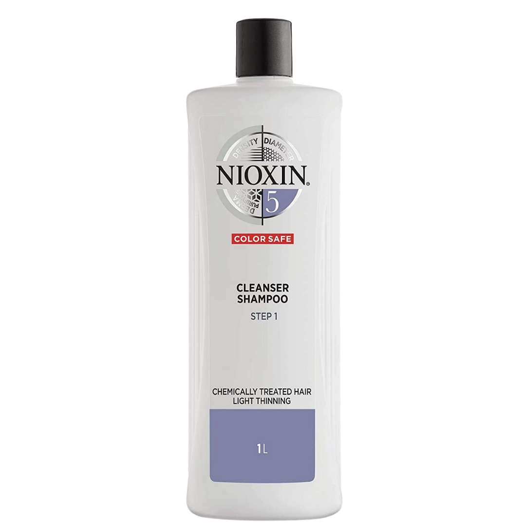 Nioxin 5 - Color Safe - Cleanser Shampoo - Chemically Treated Hair Light Thinning