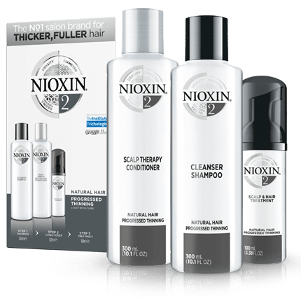 Nioxin 2 Kit - Natural Hair Progressed Thinning