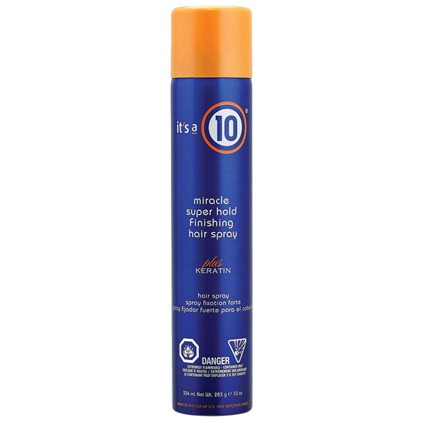 It’s a 10 - Miracle Super Hold Finishing Hair Spray