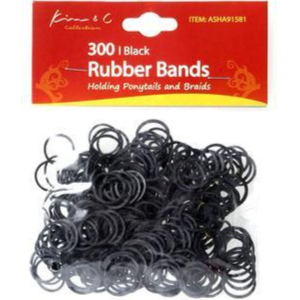 Kim & C - 300 Rubber Bands - Holding Ponytails and Braids