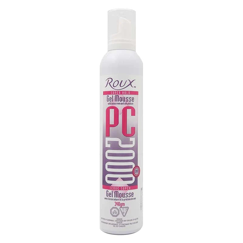 Roux - Gel Mousse - Super Hold - With Sunscreen and Silk Protein- PC 2000